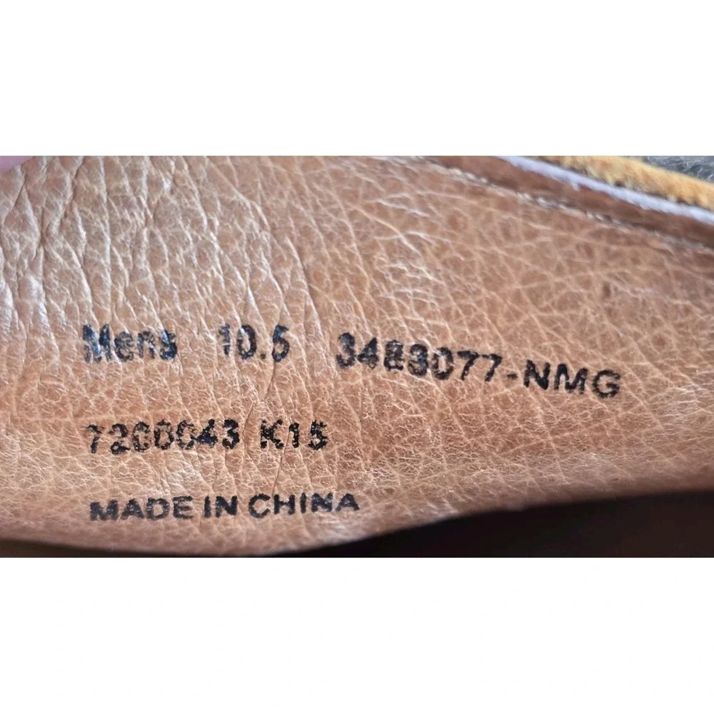 Frye Murray Tan Nubuck Leather Lace-Up Plain Toe Oxford Shoes Men's Size 10.5